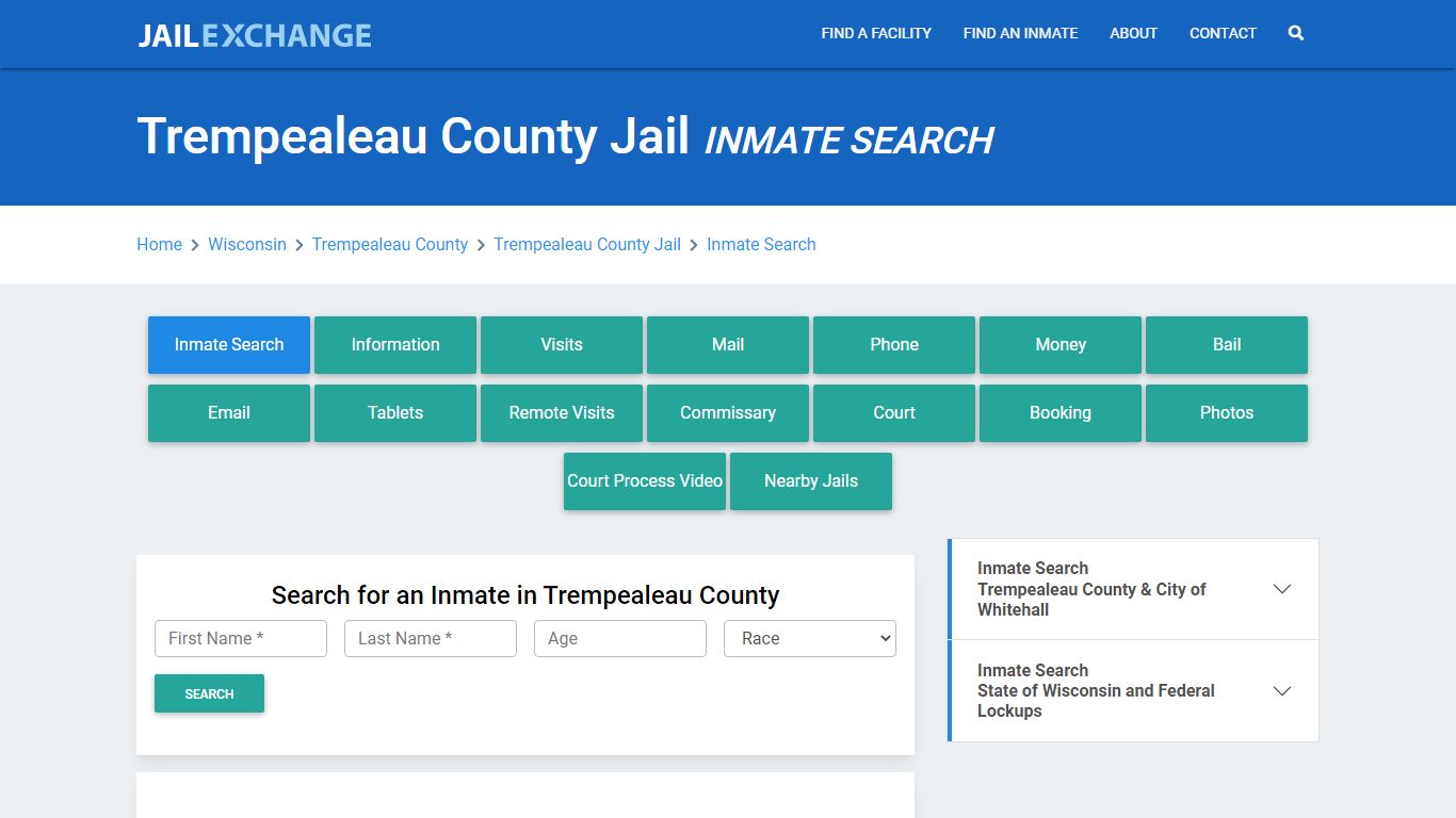 Trempealeau County Jail, WI Inmate Search: Roster & Mugshots